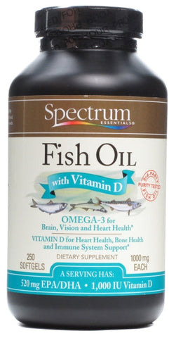 Spectrum Naturals Fish Oil with Vitamin D