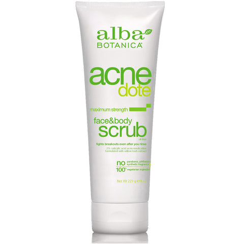 ALBA BOTANICA - Natural ACNEdote Face & Body Scrub