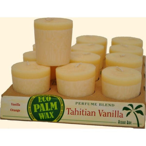 ALOHA BAY - Candle Nature Votives Tahitian Vanilla (Ivory)