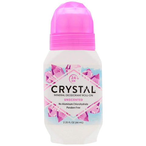 CRYSTAL - Mineral Deodorant Roll-On, Unscented