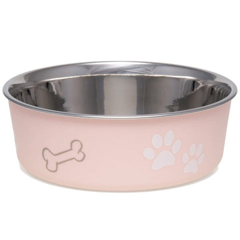 Bella Paparazzi Pet Bowl Pink Medium - 1 Bowl