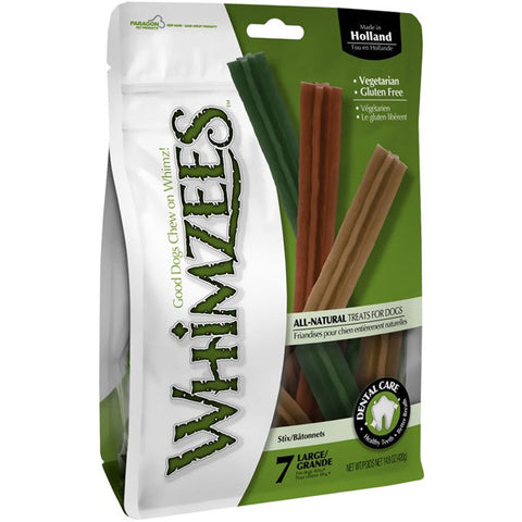 WHIMZEES - Stix Dental Dog Treats Large 7 Pieces