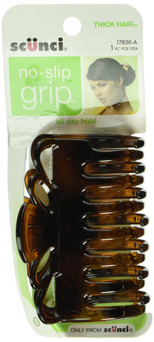 SCUNCI - No Slip Crown Clip for Thick Hair