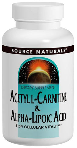 Source Naturals Acetyl L Carnitine Alpha Lipoic Acid