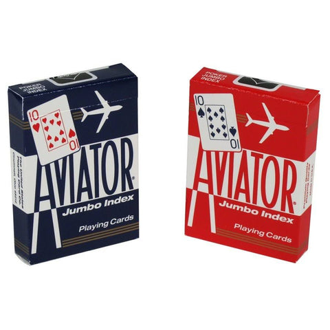 AVIATOR - Jumbo Index Poker Playing Cards