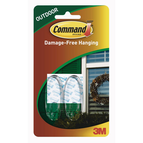COMMAND - Outdoor Medium Clear Window Hooks