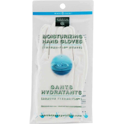 EARTH THERAPEUTICS - Moisturizing Hand Gloves White