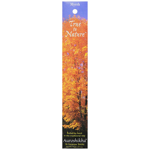 AUROSHIKHA - True To Nature Incense Myrrh Floral