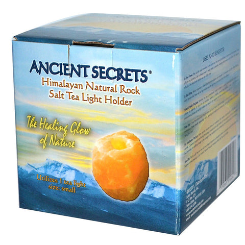 ANCIENT SECRETS - Himalayan Natural Rock Salt Tea Light Holder Small