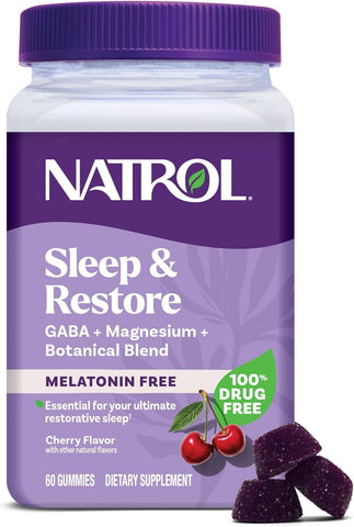 NATROL - Sleep & Restore Melatonin Free - 60 Gummies