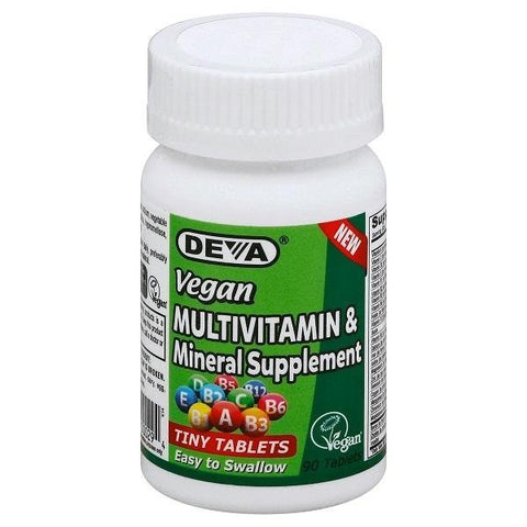 DEVA - Vegan Tiny Tablets Multivitamin & Mineral Supplement - 90 Tablets