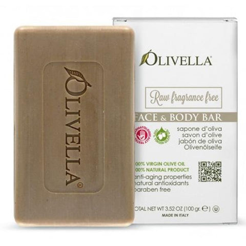 OLIVELLA - Face and Body Bar Soap Fragrance Free - 5.29 oz. (150 g)