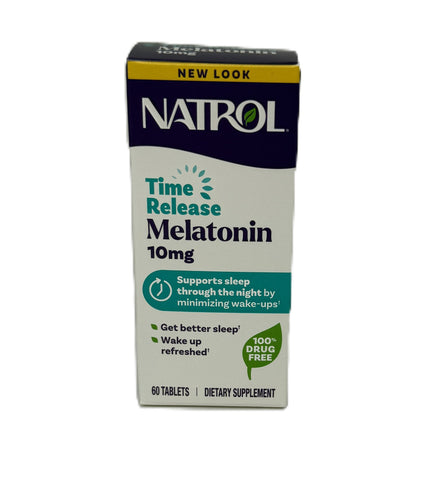 NATROL - Advanced Sleep Time Release Melatonin 10mg - 60 Tablets