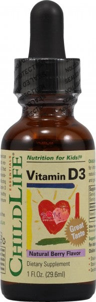 CHILD LIFE ESSENTIALS - Vitamin D3 Mixed Berry - 1 fl. oz. (29.6 ml)