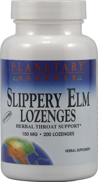 Planetary Herbals Slippery Elm Lozenges Unflavored