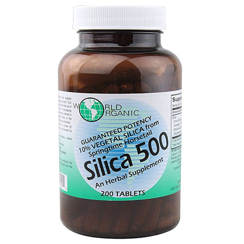 WORLD ORGANIC - Silica 500 mg