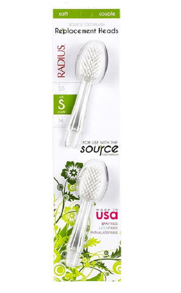 Radius Toothbrush Replacement Heads Soft