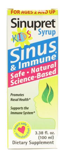 Sinupret -  Kids Natural Sinus, Respiratory And Immune Support, 3.38-Ounce Bottle