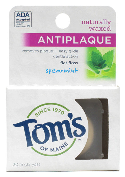 TOM'S OF MAINE - Floss AntiPlaque Flat Spearmint