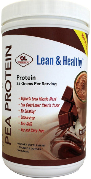 OLYMPIAN LABS - Pea Protein Chocolate - 500 Grams