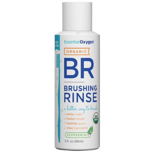 ESSENTIAL OXYGEN - Essential Oxygen Brushing Rinse, Organic Peppermint