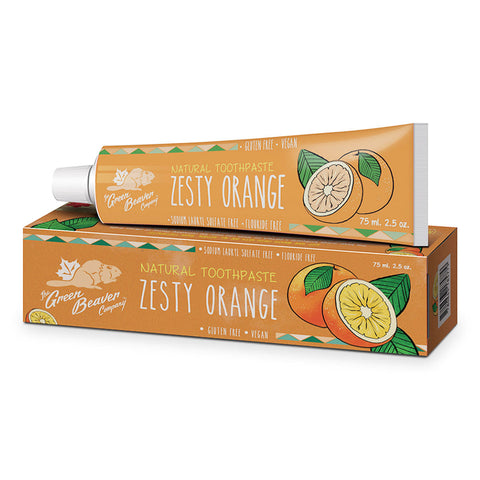 GREEN BEAVER - Zesty Orange Natural Toothpaste