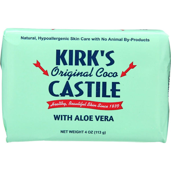 KIRKS - Original Coco Castile Bar Soap with Aloe Vera