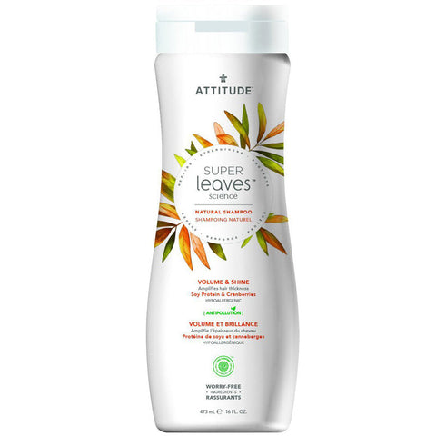 ATTITUDE - Natural ShampooNourishing & Strengthening Grape Seed Oil & Olive Leaves