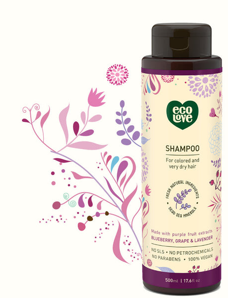ECOLOVE - Purple Collection Shampoo for Colored and Very Dry Hair