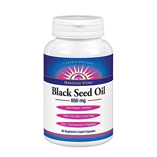 HERITAGE STORE - Black Seed Oil 650 mg