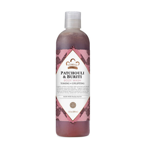 NUBIAN HERITAGE - Patchouli & Buriti Body Wash
