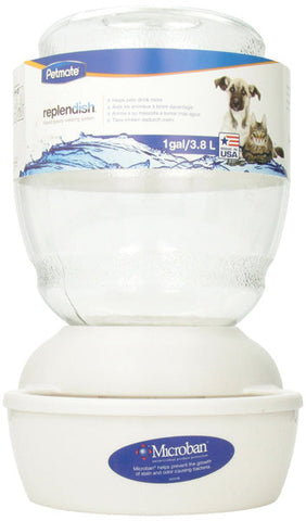 PETMATE - Replendish Feeder with Microban Pearl White