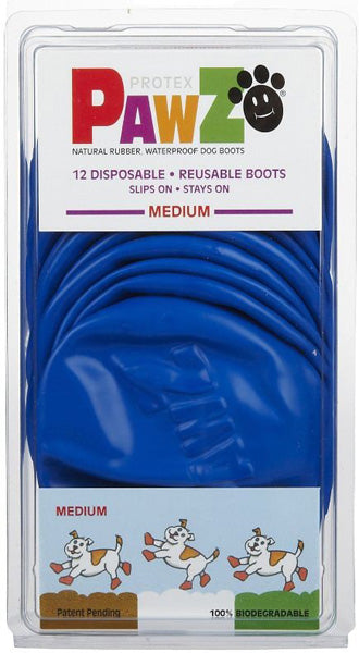 PAWZ - Dog Boots 3 Inch Medium Blue
