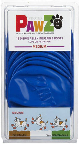PAWZ - Dog Boots 3 Inch Medium Blue