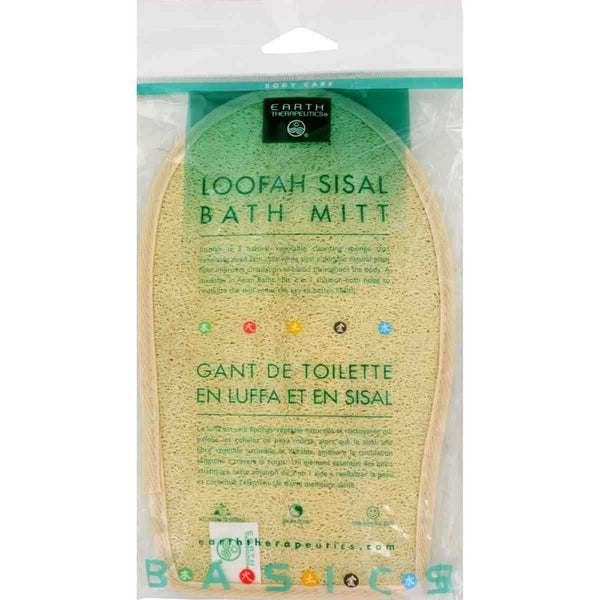 EARTH THERAPEUTICS - Loofah Sisal Bath Mitt