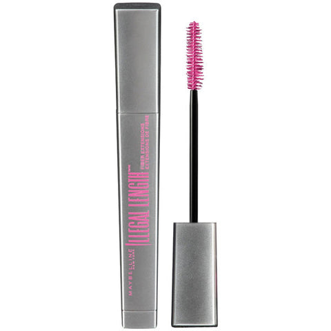MAYBELLINE  - Illegal Lengths Fiber Extensions Washable Mascara 900 Blackest Black