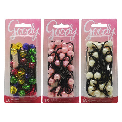 GOODY - Girls Twin Beads in Assorted Colors