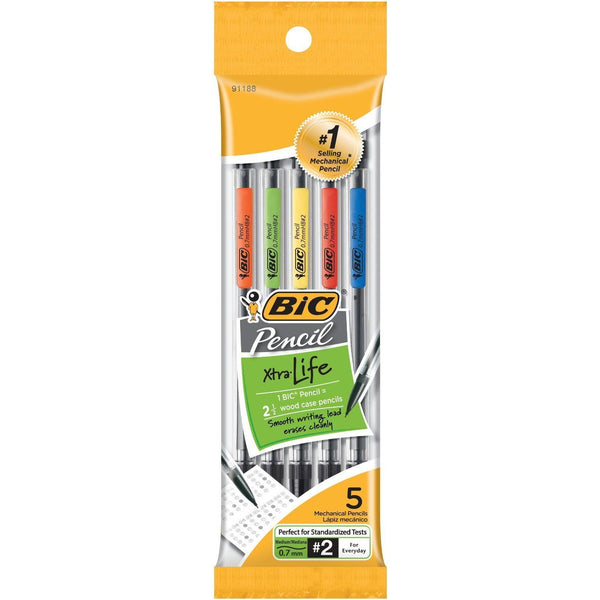 BIC - Mechanical Pencils  0.7 mm Black Barrel
