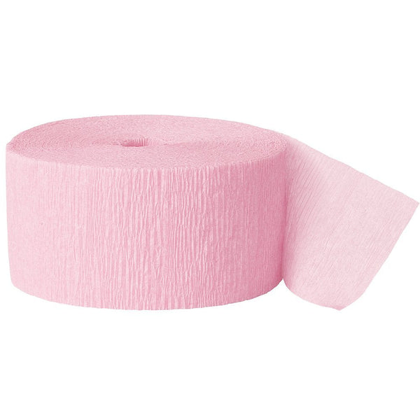 UNIQUE - Pastel Pink Crepe Paper Streamers