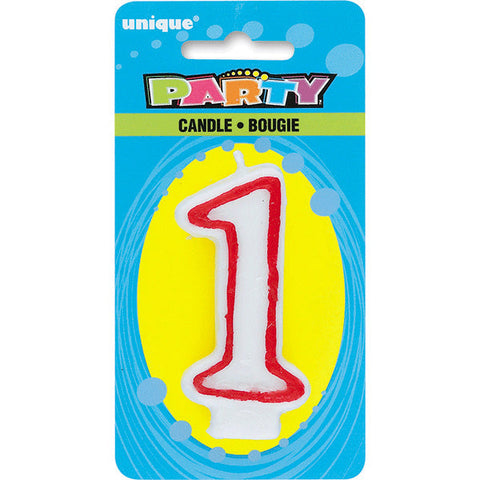 UNIQUE - Deluxe Numeral Candle No. 1