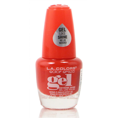 L.A. COLORS - Color Craze Extreme Shine Gel Nail Polish Knockout