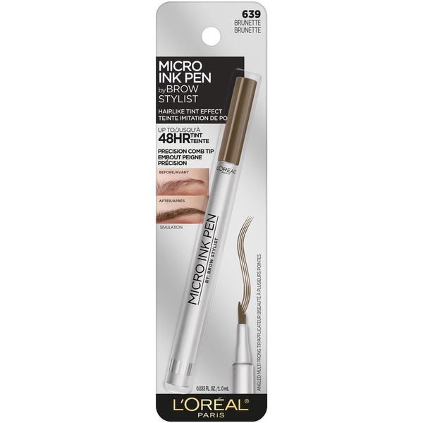 L'OREAL - Brow Stylist Micro Ink Pen Up to 48HR Wear Brunette 639