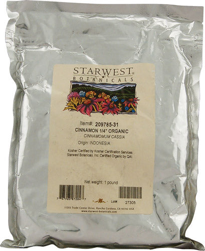Starwest Botanicals Organic Cinnamon CS