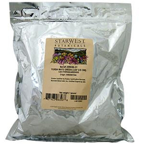Starwest Botanicals Organic Yerba Mate Leaf Green CS