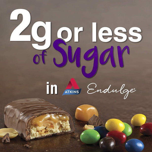 ATKINS - Endulge Chocolate Caramel Mousse Bars - 5 x 1.2 oz. Bars