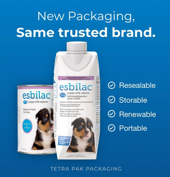 PET AG - Esbilac Milk Replacer Liquid for Puppies - 16 fl. oz. (473 ml)