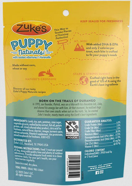Zuke’s - Puppy Naturals Lamb Dog Treats - 5 oz (142 g)