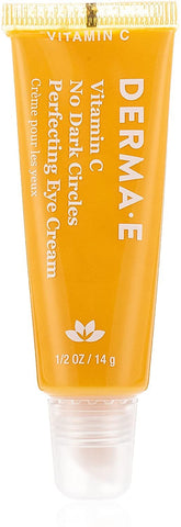 DERMA E - Vitamin C, No Dark Circles Perfecting Eye Cream - .5 oz (14 g)