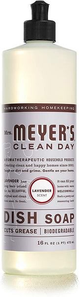 Mrs. Meyer's - Clean Day Liquid Dish Soap Lavender - 16 fl oz (473 ml)