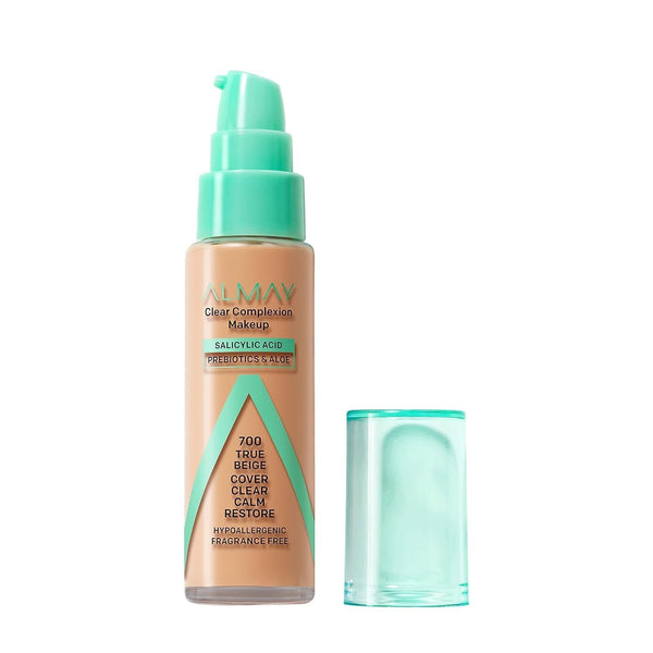 ALMAY - Clear Complexion Foundation, True Beige - 1 fl. oz. (30 ml)